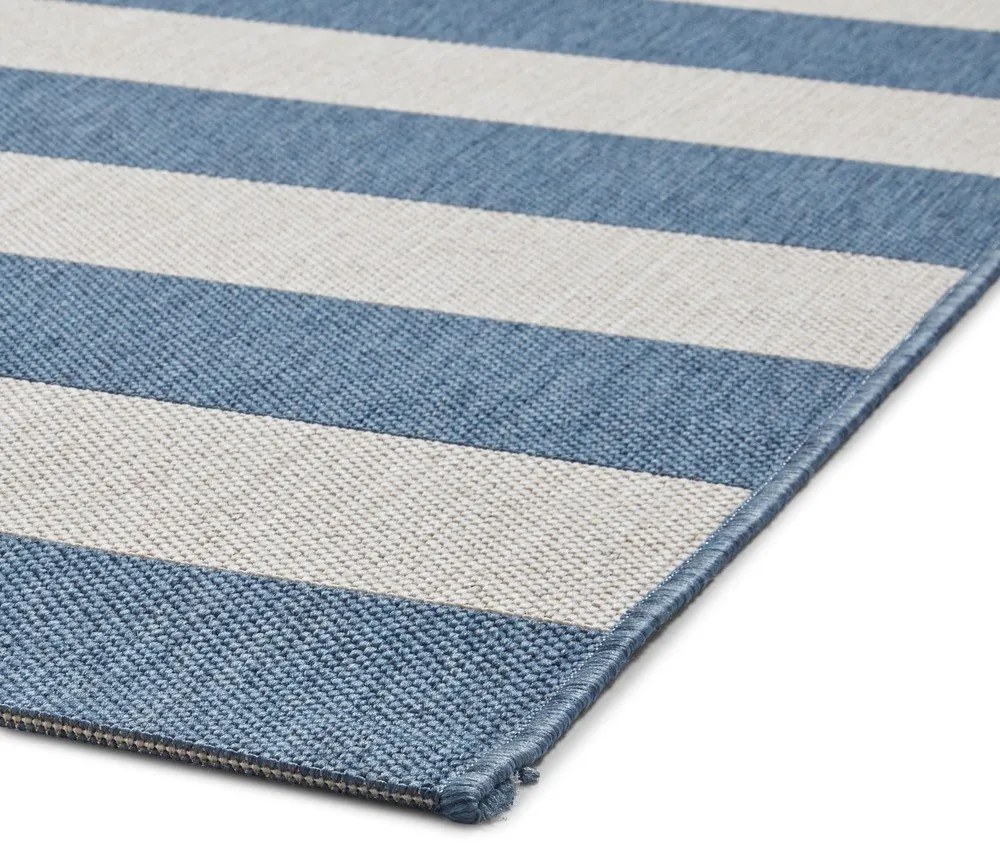 Синьо-бежов външен килим 230x160 cm Santa Monica - Think Rugs