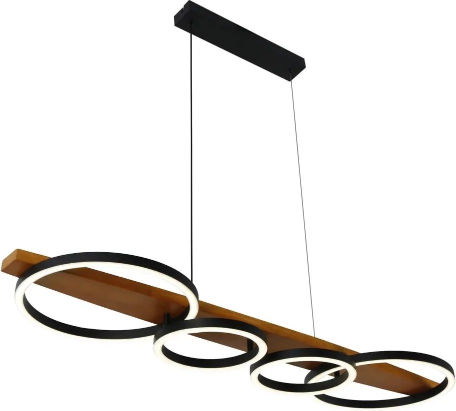 Brilagi - LED полилей на кабел PLANK LED/35W/230V 4000K 30x100 см дърво