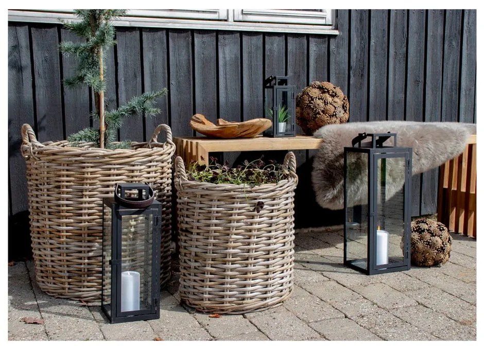 Комплект от 2 ратанови кошници Indo - House Nordic