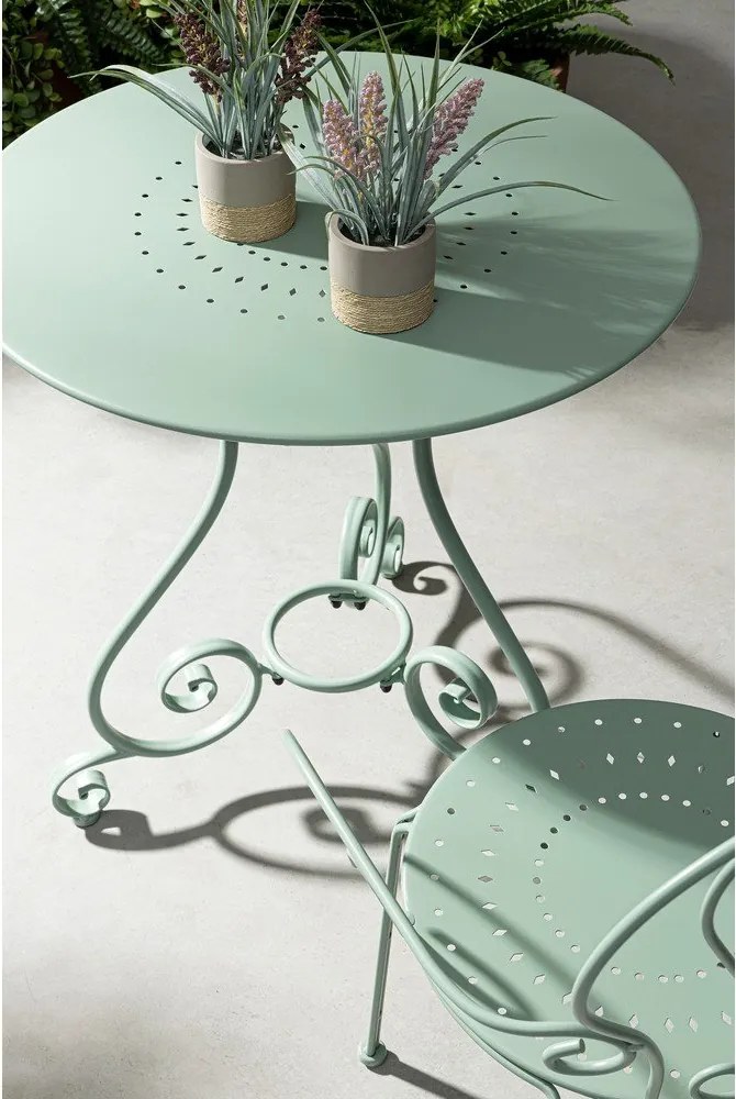Стоманена кръгла градинска масичка ø 70 cm Etienne – Bizzotto
