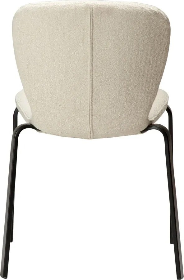 Кремав тапициран трапезен стол Heap – DAN-FORM Denmark