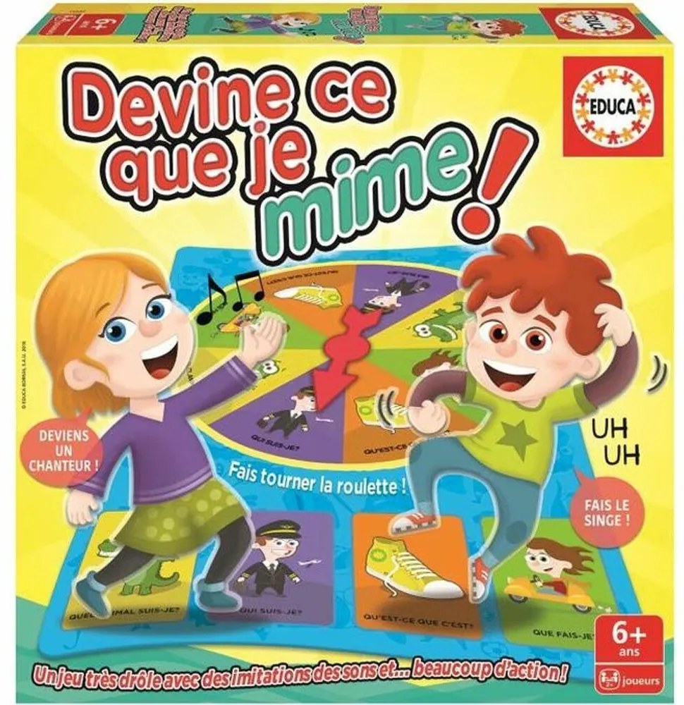 Настолна игра Educa Guess What I Mime (FR)