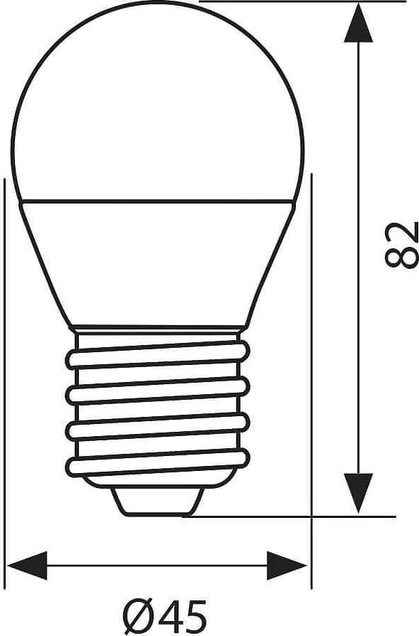 LED крушка VIVALUX MAX LED, 8W, E27, 4000К