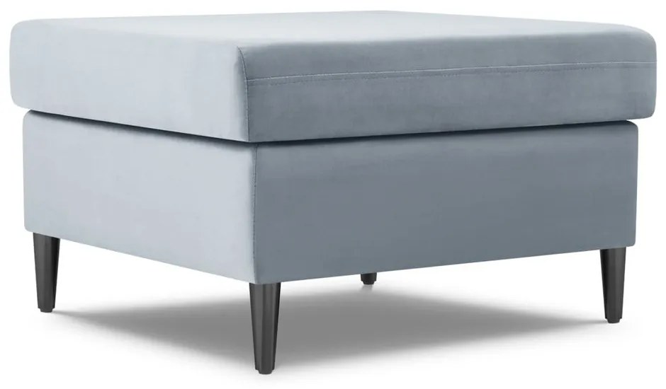 Светлосиня кадифена табуретка Kyoto – Cosmopolitan Design