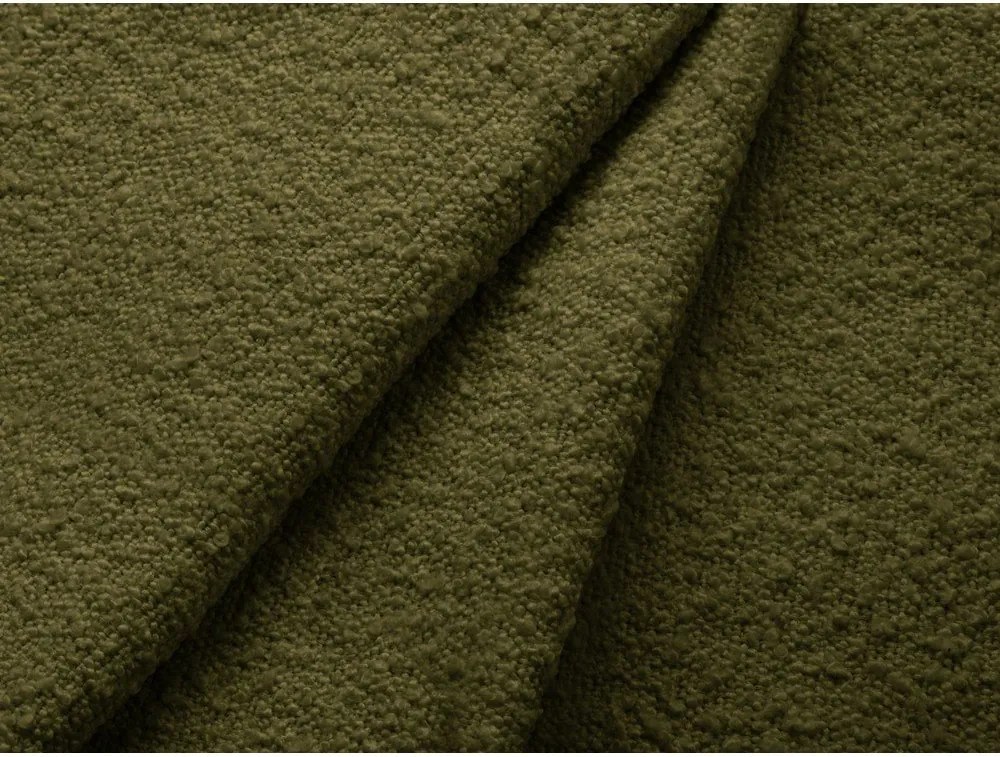 Зелено единично легло 90x200 cm тапицирано с място за съхранение с включена подматрачна рамка Jodie – Micadoni