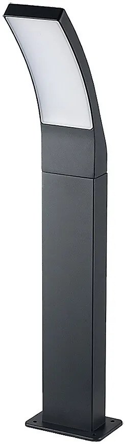 RABALUX 7506 Паланга, външна стояща лампа, антрацит, алуминиева основа с опалов пластмасов капак, LED 12W 800lm, 3000K, 8x80x16c