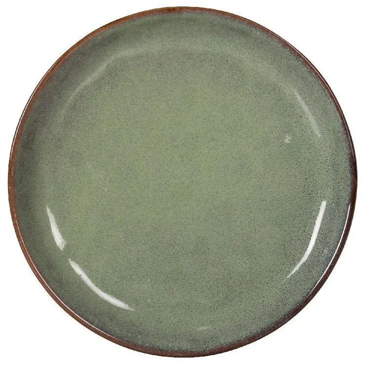 Десертна чиния LA MEDITERRANEA Macarella Green, 16 см, порцелан