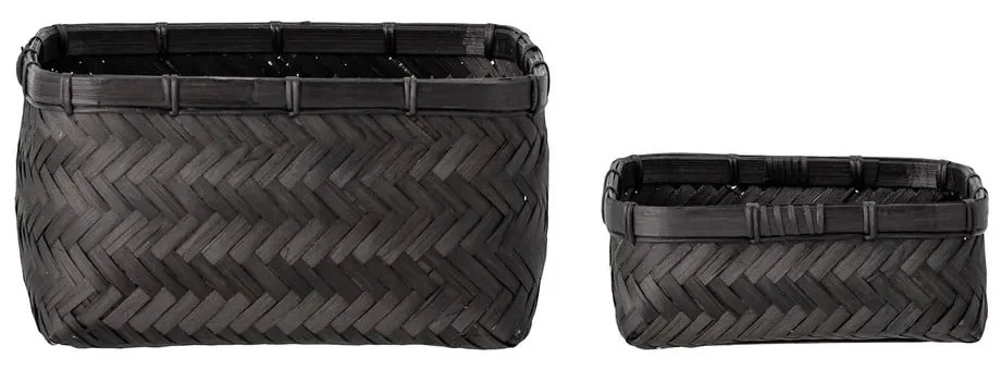 Бамбукови кошници в комплект от 2 бр. 24x24x12 cm Donia – Bloomingville