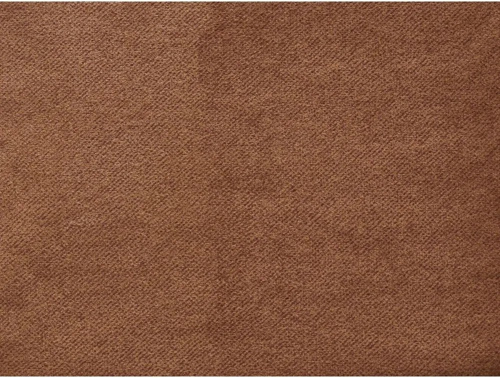 Оранжев кадифен ъглов диван (ляв ъгъл) Sierra – Bobochic Paris