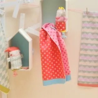 David Fussenegger - Бебешко одеяло Juwel 70x90 Точки с Кукла Принцеса