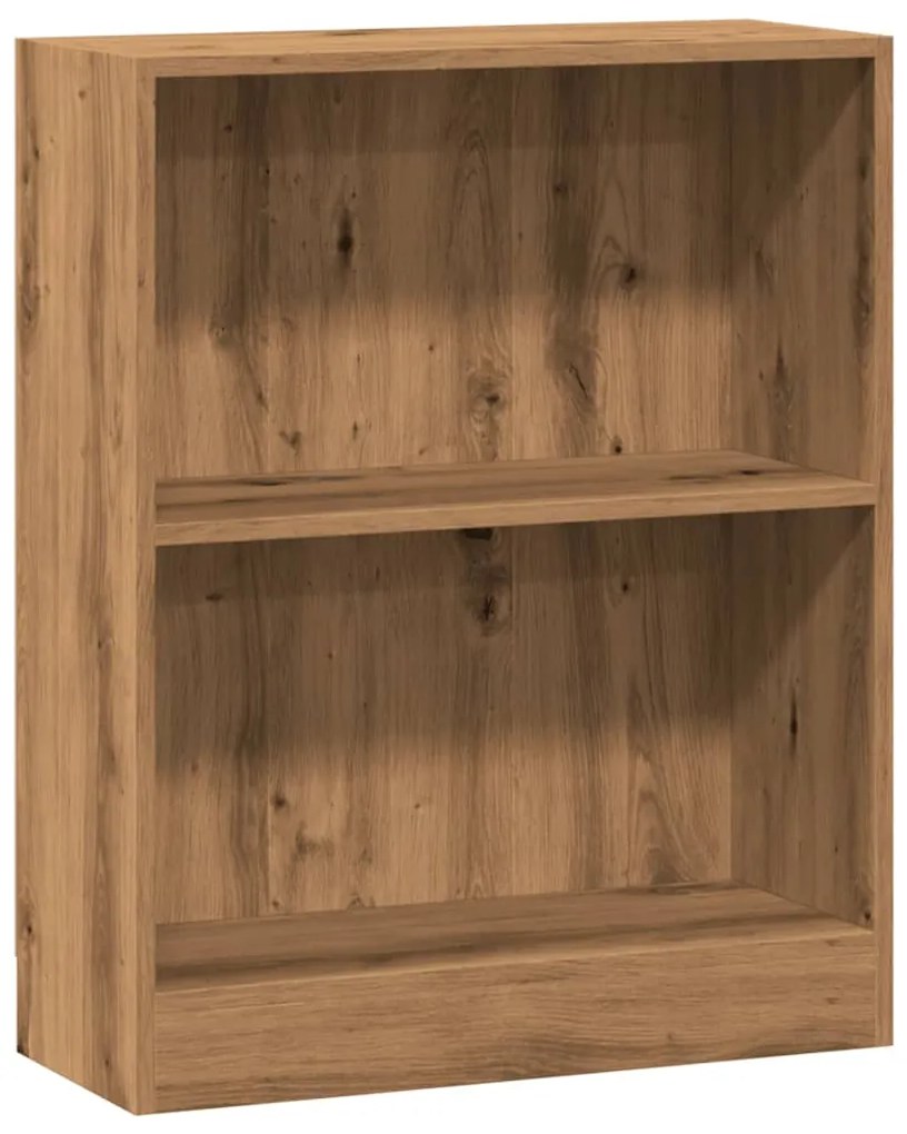 855905 vidaXL Библиотека, дъб артизан, 60x24x76 см, инженерно дърво