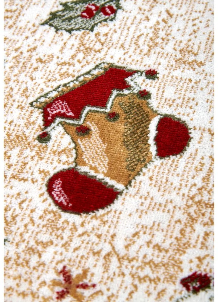 Червен килим с коледен мотив със смес от памук 160x230 cm Toy's Delight Red Christmas – Villeroy&Boch