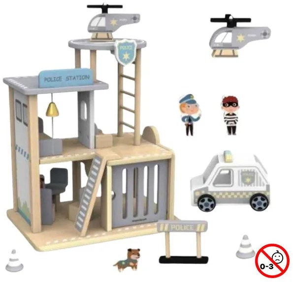 Детски комплект за игра Joyland Police Station
