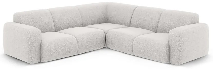 Светлосив ъглов диван (променлив/L форма) Molino – Micadoni Home