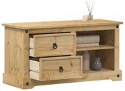 4005668 vidaXL ТВ шкаф Corona, 100x40x52 см, бор масив