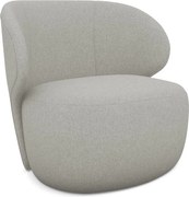 Светлосиво кресло Kama – Makamii