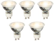 Комплект от 5 димируеми LED крушки GU10 4W 300lm 2700K