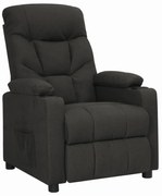 339084 vidaXL Наклоняем стол, черен, текстил