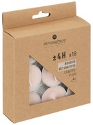 Чаени свещи без аромат atmosphera Hugo, 18 бр - Светлорозов