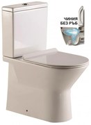 Моноблок ICC 6036P, седалка и капак, порцелан, бял, 80x60.5x36см