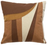 Декоративна възглавница atmosphera Hary, 45x45 cm, Бродерия - Кафяв