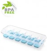 Пластмасова форма за лед със силиконово дъно 25,3x9xh4см DUNYA-(16012)