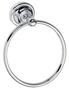 Закачалка за кърпи 16x19 см, сребриста