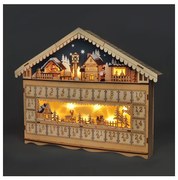 Brilagi - LED Адвент календар LED/2xAA бор