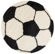 Черно-кремав детски килим ø 120 cm Fun – Ayyildiz Carpets