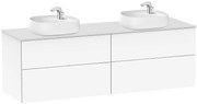 Мебел за два умивалника, с четири чекмеджета A851407806, 160х50.5х52.5см