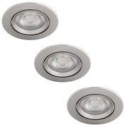 Philips - К-кт 3бр. LED димируеми лунички DIVE LED/5W/230V 2700K