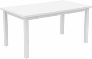 Разтегателна трапезна маса LIAM бяла
