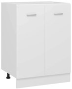 801188 vidaXL Долен шкаф "Lyon", бял, 60x46x81,5 см, инженерно дърво