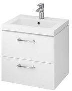 Cersanit S801-146-DSM - Стенен шкаф за баня с мивка LARA COMO бял