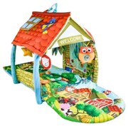 Lionelo - Детско одеяло за игра с къща AGNES PLUS