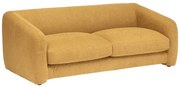 Триместен разтегателен диван atmosphera Guppy, 198x98x73 cm - Горчица