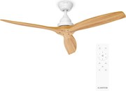 Klarstein Вентилатор за таван Santa Elena | 132 cm | 35 W | 25 m² | Тиха работа | Дърво