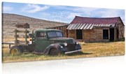 Картина на платно – Автомобил в живописна природа