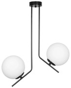 Плафон ТАИТИ, черен, 2xE27