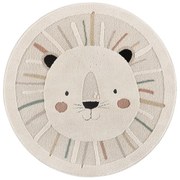 Кремав детски килим ø120 cm Clown – Universal