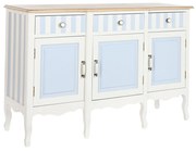 Бюфет DKD Home Decor Бял Небесно синьо (140 x 45 x 90 cm)