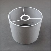 Универсален резервен абажур ROLS E27 17x20 см сив