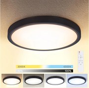 Brilagi-LED Димируема лампа ESTELA LED/48W/230V 3000-6500K ø 40 см черен + д.у.