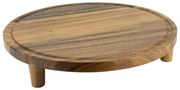 Horecano - Дъска за презентация с крачета кръг Ø40xh7.5cm ACACIA (3041320) - 0116281