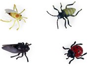 Rappa - Комплект фигурки Насекоми - 4 броя, 6-9 см.