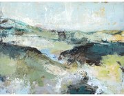 Картина с ръчно изрисувани елементи 118x90 cm Green Mountain – Malerifabrikken