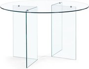 Стъклена кръгла трапезна маса ø 130 cm Iride – Bizzotto
