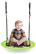Градинска люлка "Щъркелово гнездо" 110 cm ECOTOYS зелена