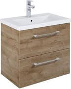 Шкаф Roma Compact, 615 x 395 mm, базов модул с 2 чекмеджета и умивалник, rural oak