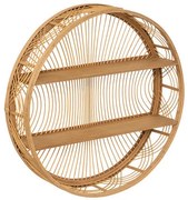 Рафт за стена atmosphera Inacio, Бамбук, Ø70 см